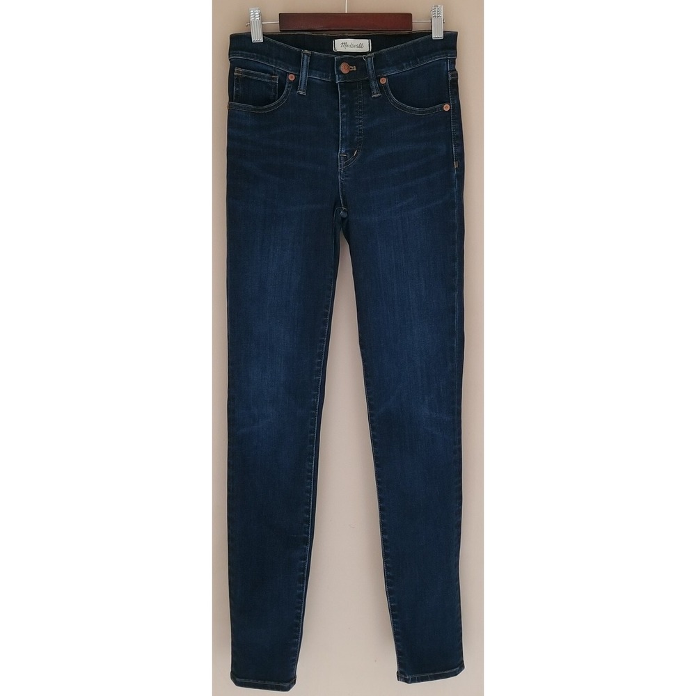 MADEWELL Jeans Womens 26T 9" High Rise Skinny Zip Fly Stretch Salved Y2K Legging